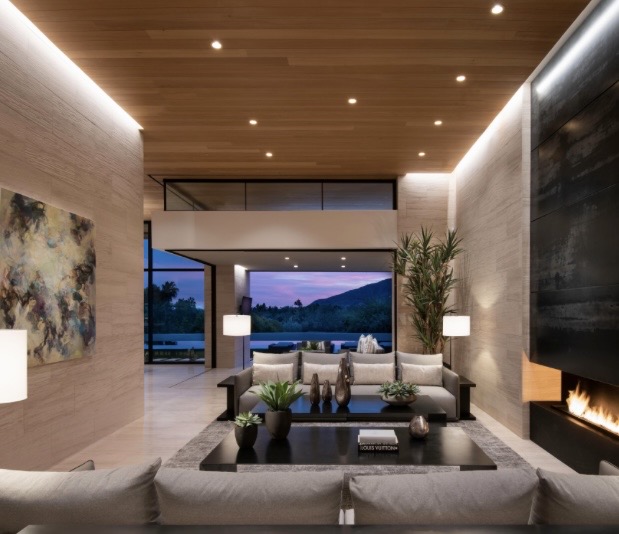 Warm modern luxury interior